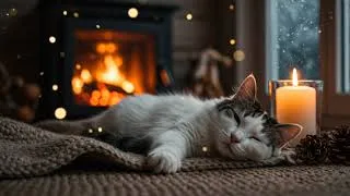 Thumbnail: Deep Sleep Music For Cats 432Hz 😺 Warm Fireplace Atmosphere For Calm Rest And Healing