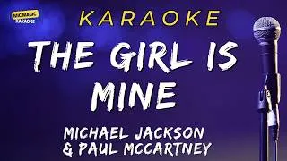 Thumbnail: ✨🎤 The Girl Is Mine - Michael Jackson & Paul McCartney  ❤️🥊 (KARAOKE)✨