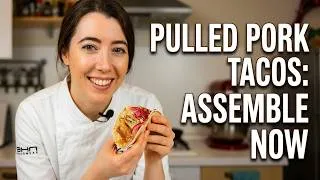 Thumbnail: How to Assemble Pulled Pork Tacos with Ixim Sauce 🌮 | Latin Cooking Class Part 5
