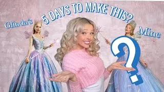 Thumbnail: I Made Glinda's For Good Dress IN 5 DAYS (and almost ruined my face in the process)