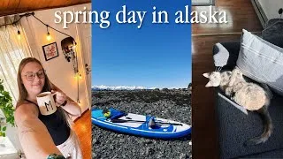 Thumbnail: VLOG: spring day in ak 🌷 | first paddle of the season & ordering an ultrahuman ring