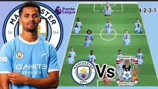 Thumbnail: Debut Iliman NDiaya ~ Man City Vs Coventry City Potential Line Up/Squad Depths In EPL Match week 3 