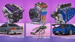 Thumbnail: JDM Legends Reimagined 🔥 Rotary RX-7 vs ZX-10R Mosquito vs 2JZ Laurel Animation 2026