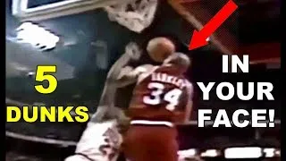 Thumbnail: Michael Jordan 5 Dunks On/Over Charles Barkley!