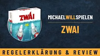 Thumbnail: ZWAI – Regelerklärung und Review – Hai-Alarm mit Bob und Renate in diesem taktischen Kartenlegespiel