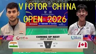 Thumbnail: Victor Lai (CAN) vs Sen Lakshya (IND) | R16 | VICTOR China Open 2026