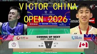 Thumbnail: Victor Lai (CAN) vs Chi Yu Jen (TPE) | R32 | VICTOR China Open 2026