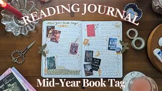 Thumbnail: Mid-Year Reading Journal Spread - Book Tag 📚
