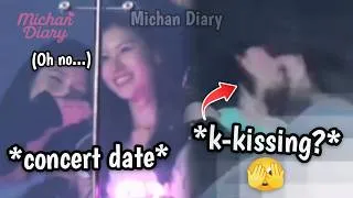 Thumbnail: sana and miyeon were caught *almost* kissing on their aespa concert date