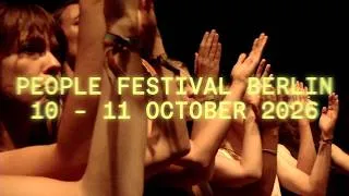 Thumbnail: PEOPLE Festival returns! October 10&11 - Funkhaus Berlin