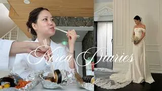Thumbnail: Homebody in Korea | Buying my wedding dress, bridal makeup trial, skin treatments, comfort food!