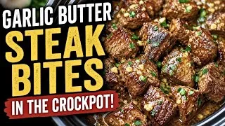 Thumbnail: These Crockpot Garlic Butter Steak Bites Melt in Your Mouth!