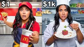 Thumbnail: I Worked a $1 vs $1000 Restaurant