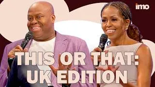 Thumbnail: Michelle Obama & Craig Robinson Rate British Favorites: Fish & Chips, Marmite & More | IMO