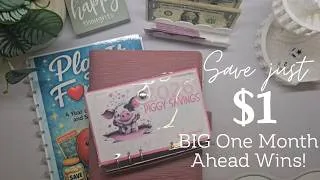 Thumbnail: How Saving Just $1 Helped Me Get One Month Ahead | Small Savings, Huge Wins