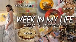 Thumbnail: WEEK IN MY LIFE | time for some changes, thrifting, vacation prep, marriage chats, easy meal ideas ⛅