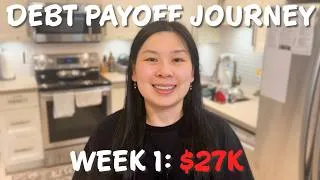 Thumbnail: Our 27K Debt Payoff Journey - Vancouver, Canada - Week 1