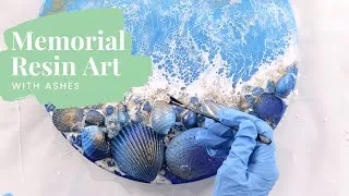 Thumbnail: Art With Ashes Tutorial | Memorial Resin Art (Step by Step)