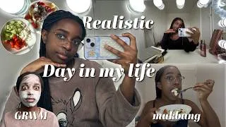 Thumbnail: Very Relatable Day In My Life | mukbang, GRWM, worries