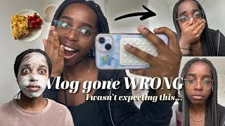 Thumbnail: A Day in My Life Gone Wrong☁️ realistic, motivational, inspiring 