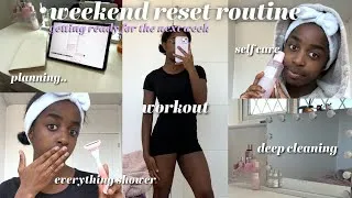 Thumbnail: Weekend Reset Routine ☁️ Productivity, Chit Chat, Deep Cleaning, Self Care