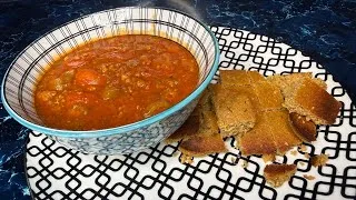 Thumbnail: Made some ground turkey/okra stew with sweet chickpea bread 😋
