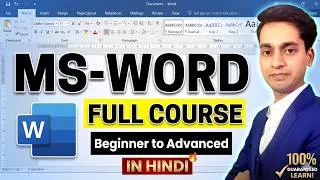 Thumbnail: Word Tutorial For Beginners - Full Course in Hindi | Microsoft Word Complete Tutorial | 2026