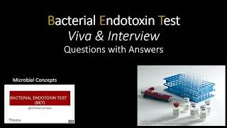 Thumbnail: BET Viva & Interview questions with answer | Bacterial Endotoxin Test