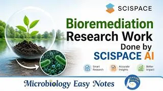 Thumbnail: Bioremediation project done by Scispace AI