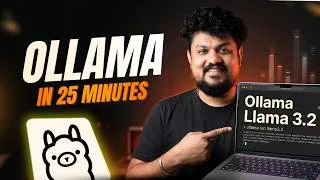 Thumbnail: [ಕನ್ನಡ] Learn Ollama in 25 mins | Run LLM Models Locally for FREE | Microdegree