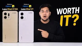 Thumbnail: Lava Virat V1 5G & Virat V1 4G Review 🔥 Best Budget Smartphones Under ₹12,000 | Flipkart Exclusive