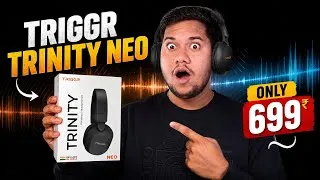 Thumbnail: TRIGGR Trinity Neo ⚡ Bluetooth v6.0 + 80Hrs Battery in ₹699?! Best Headphones Under 1000 😲