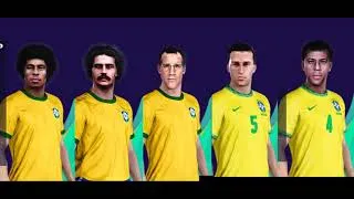 Thumbnail: Brasil 70 (Jairzinho, Rivelino, Gerson, Tostao, Carlos Alberto) PES 20-21 PC facepack