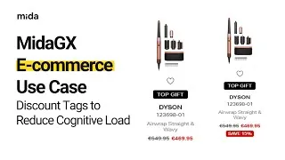 Thumbnail: MidaGX: Discount Tags to Reduce Cognitive Load in E-commerce