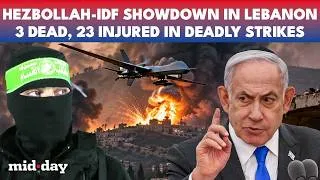 Thumbnail: South Lebanon HORROR: Hezbollah UNLEASHES Drone Attack on IDF, Israel FIRES BACK Killing 3