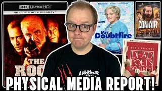 Thumbnail: The Rock, CON Air, And Mrs. DOUBTFIRE On 4K! | The Physical MEDIA Report #330