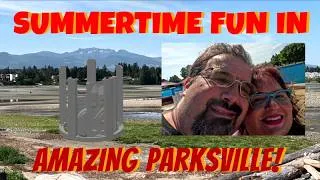 Thumbnail: Summertime Fun In Amazing Parksville!!🏖️🌞 🏢#citytour #parksville #roadtrip #beach #sandcastle