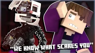 Thumbnail: "We Know What Scares You" | Minecraft FNAF Music Video [Song by @TryHardNinja] (Animosity 4/5)