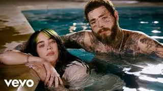 Thumbnail: Billie Eilish ft Post Malone - Love Me Before You Leave Again (Lyrics Videos) 