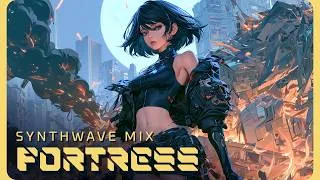 Thumbnail: FORTRESS | Mecha Synthwave Mix for Deep Focus & Productivity