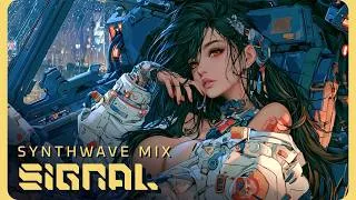 Thumbnail: SIGNAL | Mecha Synthwave Mix for Deep Focus & Productivity