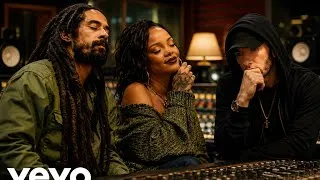 Thumbnail: Eminem ft Damian Marley & Rihanna - Rise Through the Fire (AI Music Video)