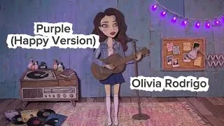 Thumbnail: Olivia Rodrigo - purple (happier version) [Lyric Video) [DEMO]