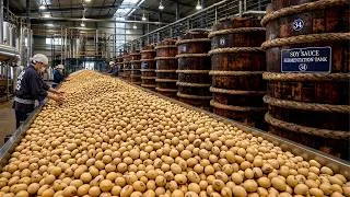 Thumbnail: Inside a Soy Sauce Factory: How Thousands of Bottles Are Made from Soybeans Every Day