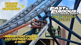 Thumbnail: Universal Orlando Resort Fast & Furious: Hollywood Drift Roller Coaster Construction Update 8.25.26