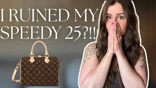 Thumbnail: Did I RUIN My Speedy 25?! The Truth About Louis Vuitton Vachetta