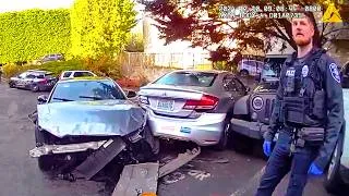 Thumbnail: Man Rams 6 Cars Moments After Waking Up