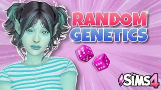 Thumbnail: *RANDOM* Genetics!?! Sims 4 CAS Challenge