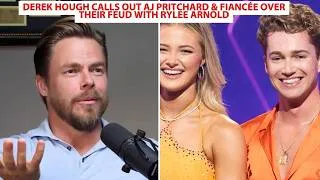 Thumbnail: Derek Hough Calls Out AJ Pritchard & Fiancée Over Their Feud With Rylee Arnold
