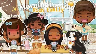 Thumbnail: Rich family morning routine☀️✨️💸🤧|Miga World|voiced*